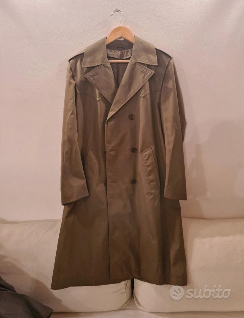 Trench Dell'esercito Olandese Originale Mens Kaki Officiale Formale Con Fodera Nuovo - Foto 5