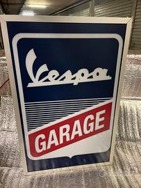 Insegna luminosa Vespa Garage