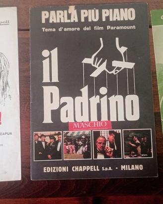 Lotto tre spartiti vintage 