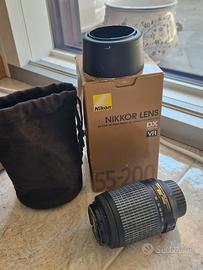 obbiettivo AF-S NIKKOR 55-200mm 1:4-5.6G ED 