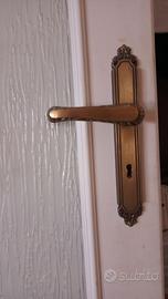 maniglie porte ottone