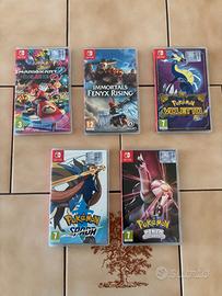 5 Giochi Switch – Mario Kart, 3 Pokémon, Immortals