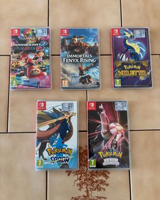 5 Giochi Switch – Mario Kart, 3 Pokémon, Immortals