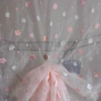 tenda  colore rosa  doppia 