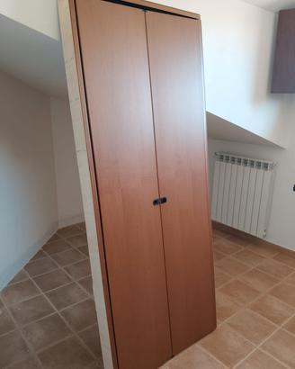 Porta a libro in legno pieghevole con telaio