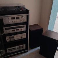 impianto stereo vintage