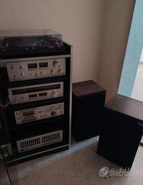 impianto stereo vintage