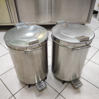 Pattumiera acciaio INOX 50lt