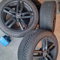 cerchi audi 17 + gomme 225 50 17 invernali