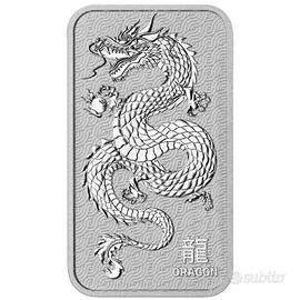 Australia 2025 - Lingotto 1 oz Ag - Anno del Drago