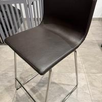 Coppia sgabelli dark brown