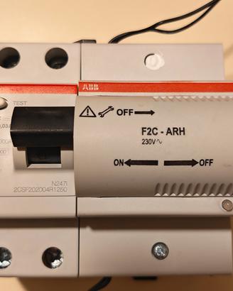 Differenziale ABB con unità autoripristino