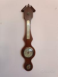 Stazione meteo cassa in noce 