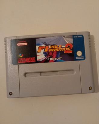 Super Nintendo SNES gioco F1 pole position 2