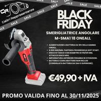 Smerigliatrice angolare M-SMA1 18 ONEALL