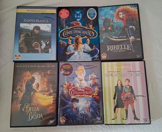 lotto 6 dvd Disney Ribelle Cenerentola...