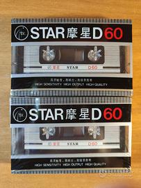 N.2 Audiocassette vergini Star D60