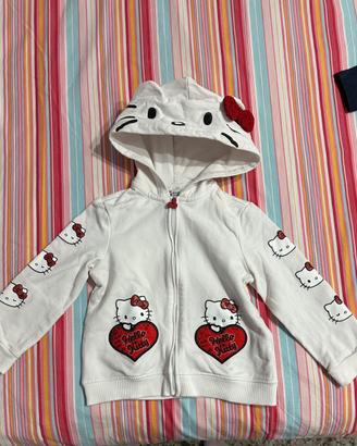 Felpa Bianca Hello Kitty 50th Anniversary 18-24 me