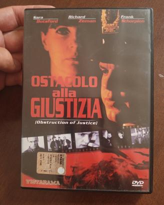 Dvd Ostacolo Alla Giustizia 
