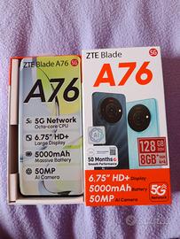 ZTE A76 5 G imballato con garanzia 