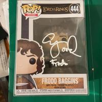 Funko Pop Frodo Baggins Signed Elijah Wood