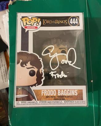 Funko Pop Frodo Baggins Signed Elijah Wood