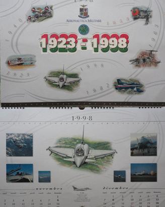 CALENDARIO RARISSIMO 1998 AERONAUTICA MILITARE