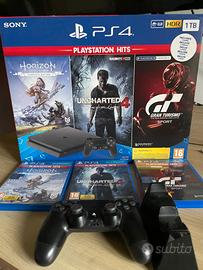 playstation 4 slim 1tb + 3 videogiochi