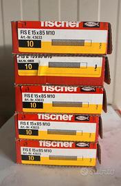 Bussola filettata per barre m10 (fischer)