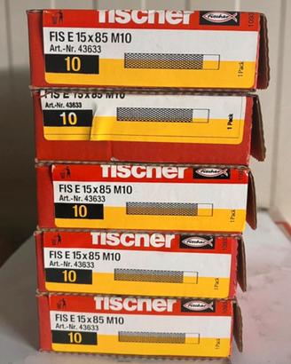 Bussola filettata per barre m10 (fischer)