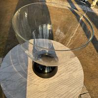 Vaso in vetro trasparente