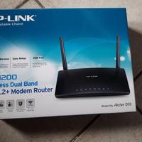 Tp-link archer d50 modem router adsl2+ wireless