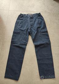 Pantaloni uomo Murphy & Nye bleu vintage in cotone