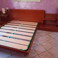 giro letto con letto in ciliegio SENZA rete