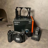 SONY A6500 con 4 batterie e smallrig