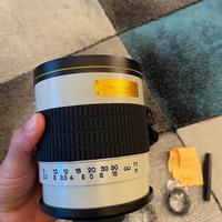 Obiettivo 500 mm F6.3 manuale compat Canon Nikon