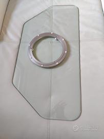 Base girevole per TV in vetro