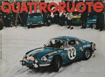 N. 11 RIVISTE QUATTRORUOTE ANNO 1971