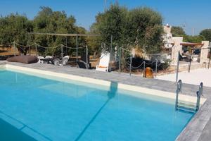 Trullo con PISCINA PRIVATA, 6 posti Barbecue A/C