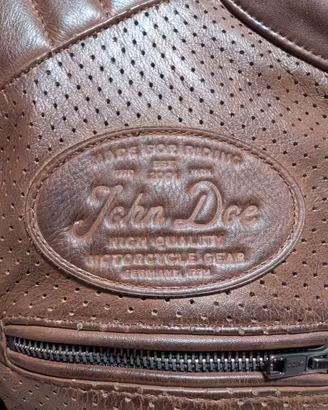 giacca da moto in pelle John Doe Storm - taglia L