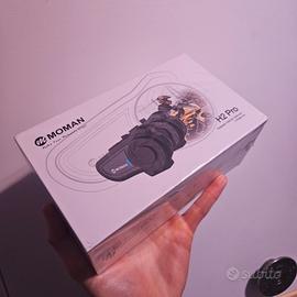 Interfono moto Moman H2 Pro NUOVI mai usati - Blue