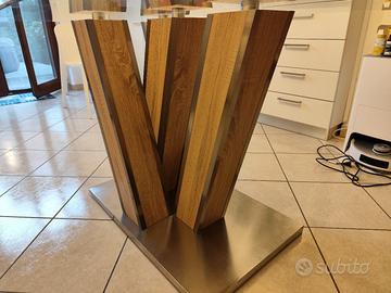 Tavolo in cristallo temperato