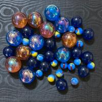 40 biglie vintage in vetro