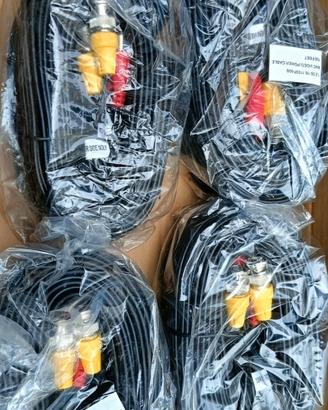 Cavo Cablato Per Telecamere Kit Da 4 Pezzi 