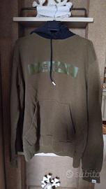 FELPA DONNA DI COTONE CON CAPPUCCIO BRAND GAS