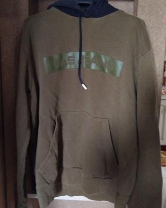 FELPA DONNA DI COTONE CON CAPPUCCIO BRAND GAS