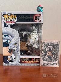Funko pop Suguru Geto + Custom Card