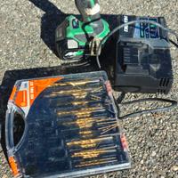 Trapano completo di tutto,più tanti altri accessor