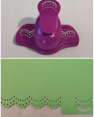 bricolage punch per tagliare bordi carta a festone