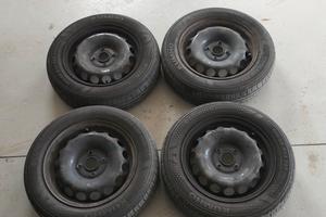 gomme e cerchi  R14 Citroen C1, Peugeot 106, Aygo